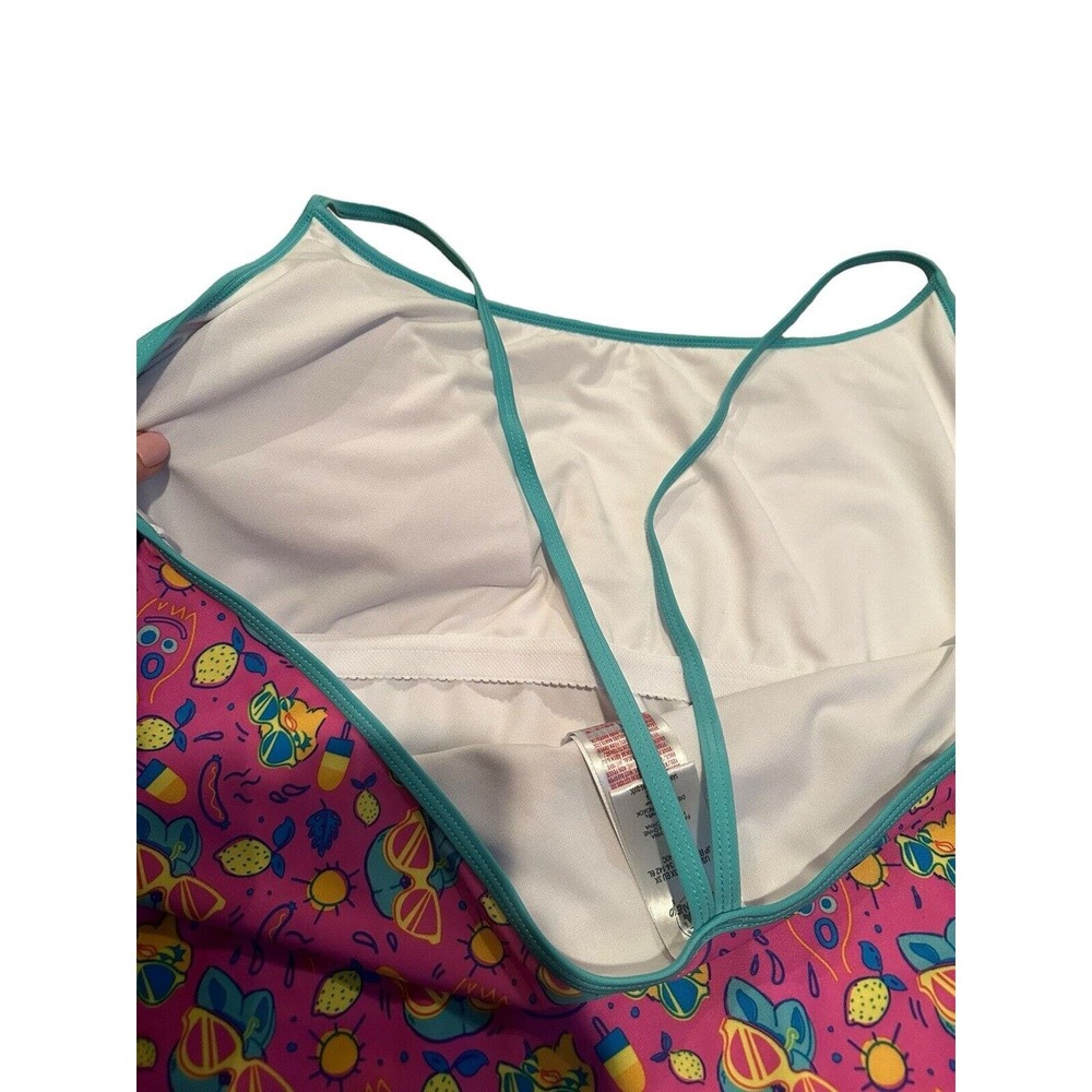 Disney Store Women’s Toy Story Swimsuit Size 3X Pink Print UPF 50 Plus One Piece - Picture 5 of 7